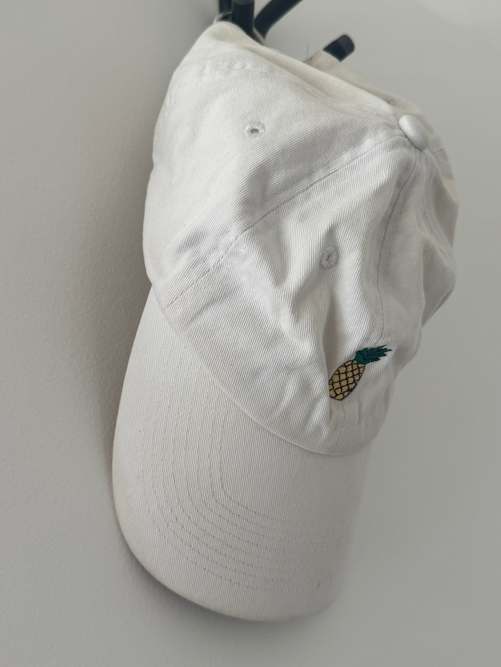 Serengetee Pineapple Embroidered Cap White Discontinued